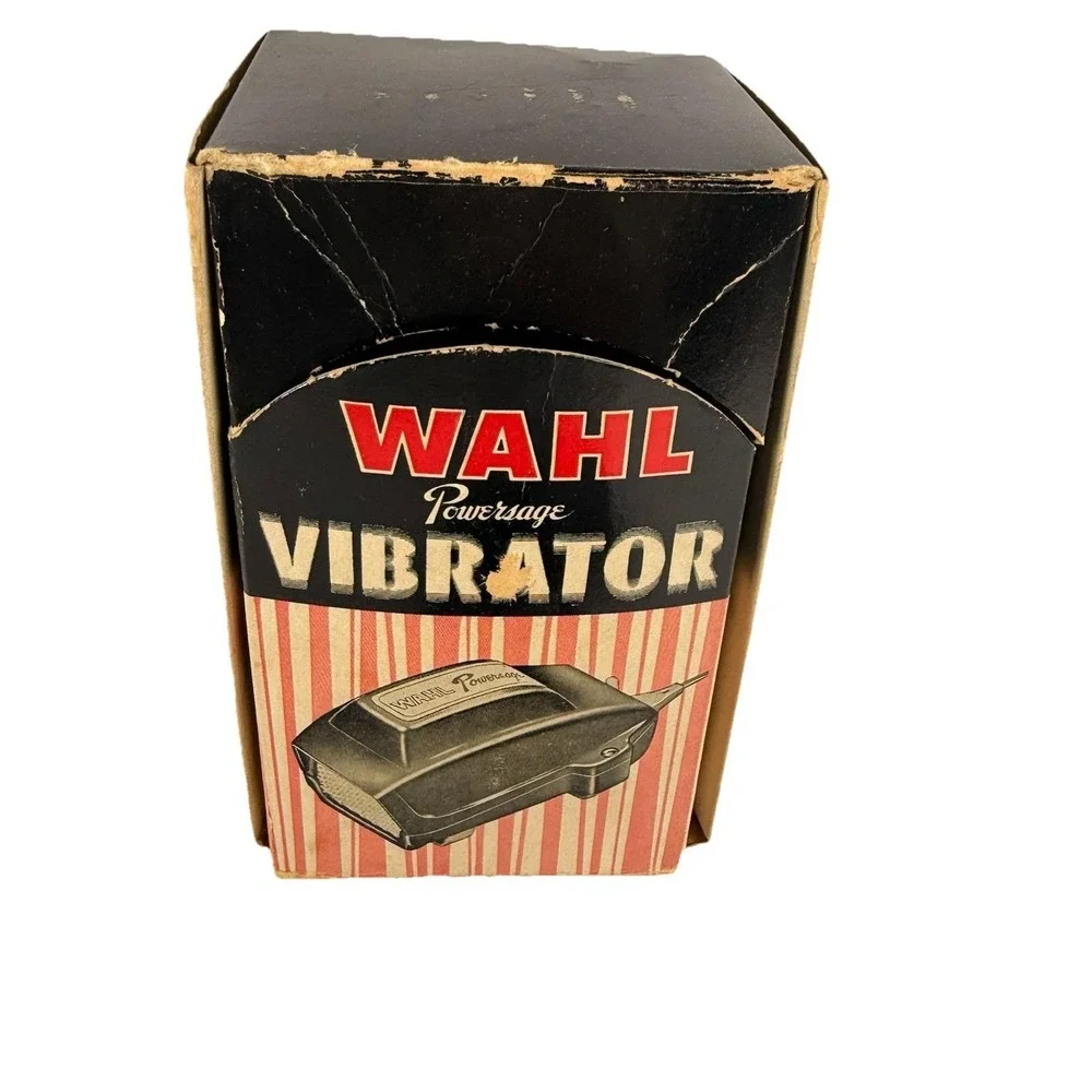 Vintage Wahl Powersage Vibrator Model 4300 Handheld Massager with Original Box